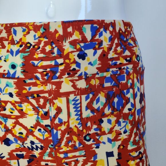 NEW LuLaRoe Yellow Red Floral Leggings - Picture 5 of 9